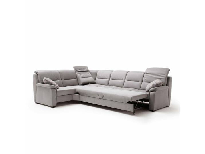 Couchliebe Porto Ecksofa mit strukturiertem Microfaserbezug - li