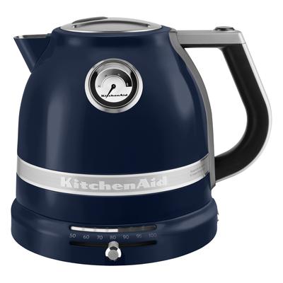 KITCHENAID Wasserkocher "5KEK1522EIB Ink Blue", blau (ink blau), B:26,3cm H:21,8cm T:21cm, Wasserkocher