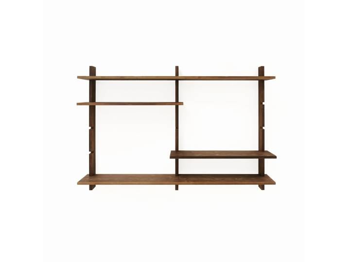 Etagère modulaire en bois marron