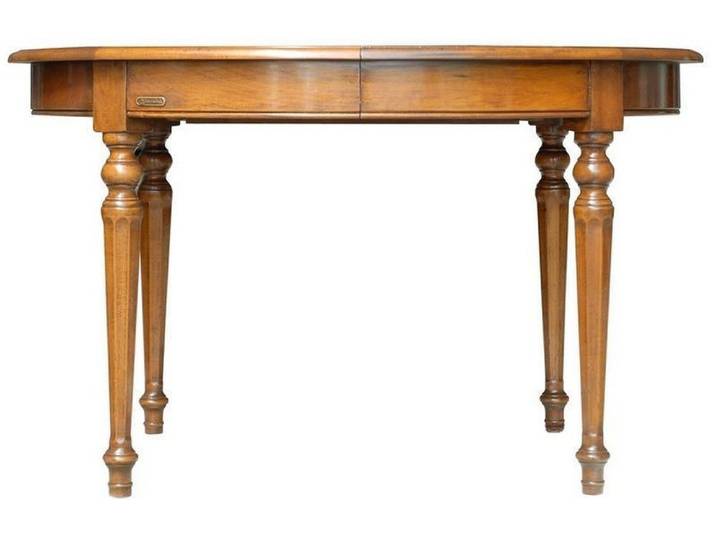JVmoebel Esstisch Eleganter Holztisch in ovaler Form mit edlen Brauntönen (Packung, 1-St., Esstisch), Made in Europa