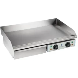 Helloshop26 - Glatte elektrische Grillplatte - 75 cm - 2 x 2,2 kW professionell Edelstahl 3614039