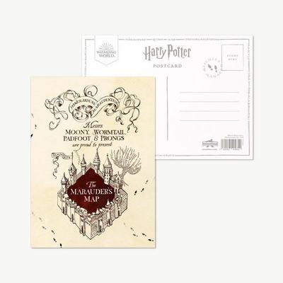 Die Karte des Rumtreibers: Cover-Design Postkarte