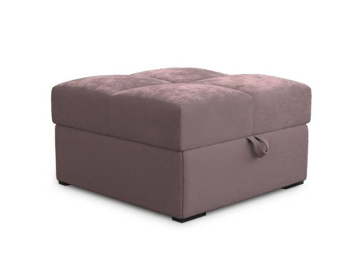 POUF MIZA Rosa 65x65 cm
