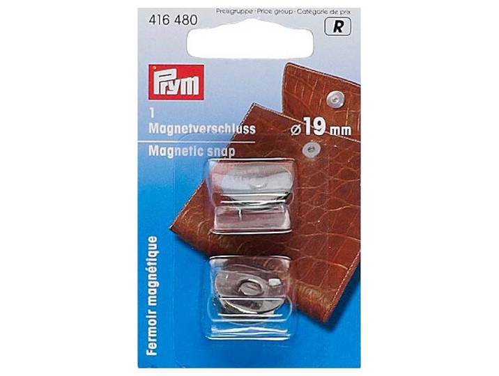 Prym Magnet-Verschluss silber 19 mm