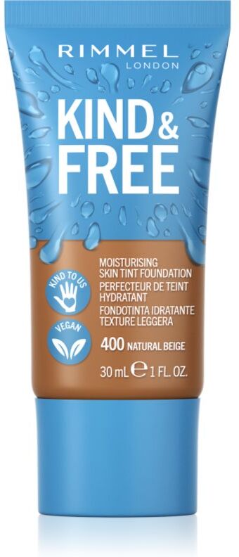 Rimmel Kind & Free lightweight tinted moisturiser shade 400 Natural Beige 30 ml
