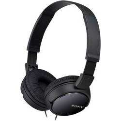 Sony MDR-ZX110 On Ear Kopfhörer kabelgebunden Stereo Schwarz Faltbar MDRZX110B.AE
