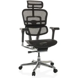 Bürostuhl / Chefsessel ERGOHUMAN GEN2 Netzstoff schwarz hjh OFFICE