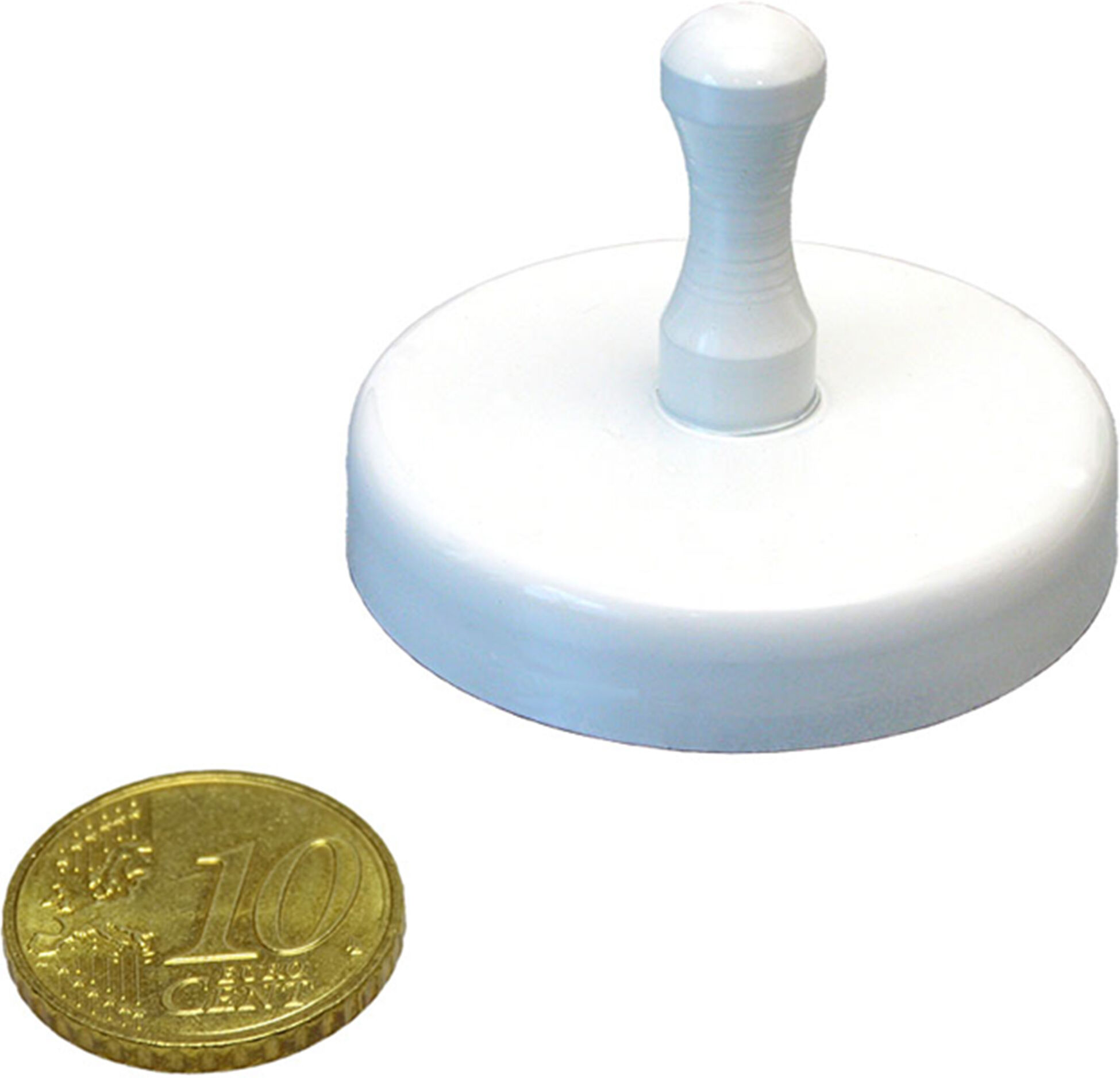SPRINTIS 11 Punaises magnétiques, blanches 40 mm, ferrite, métal
