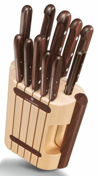 Victorinox Block mit 11 Messern Holz Buchenholz