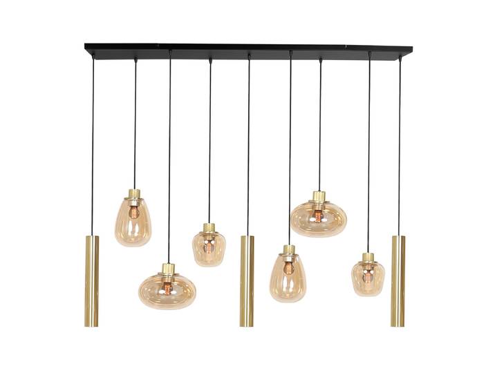 Suspension - laiton - Reflexion - verre métal - lampe design - E27_GU10 - 3797ME - Steinhauer
