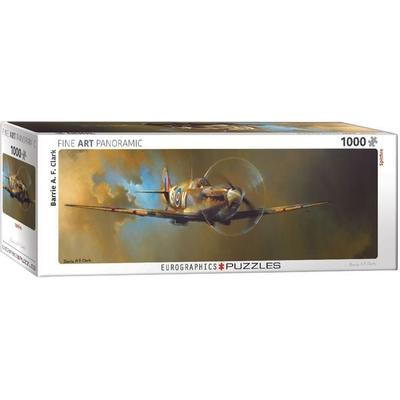 Panoramic Puzzle 1000 Teile - Spitfire by Barrie A.F. Clark