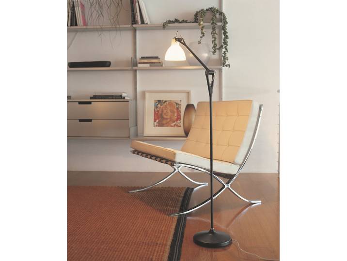 Luxy F1 Stehleuchte Weiß/Rot - Rotaliana - Wohnzimmer - Metall