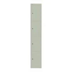 Schließfachschrank Office | 4 Fächer, Tiefe 305 mm - 665 regent