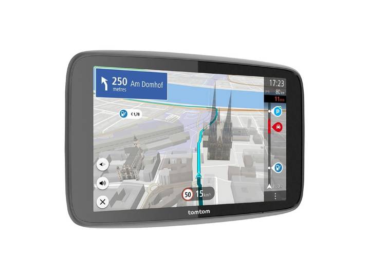 Navigationsgerät TOMTOM GO Navigator 2. Gen. 6 , schwarz, B:16,4cm H:100cm T:18cm, Navigationsgeräte, Navigationsgerät
