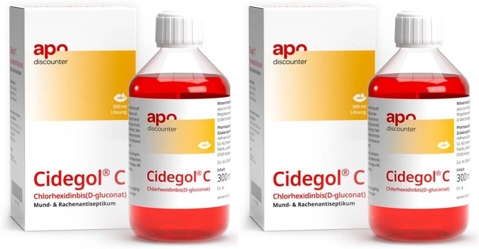 Chlorhexidin Cidegol C Mundspüllösung von apodiscounter