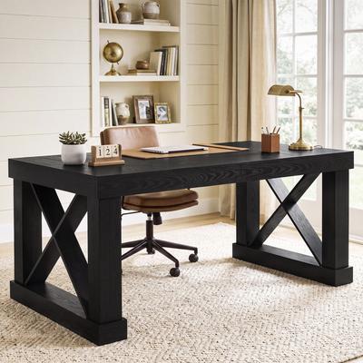 Bluebell 63 Inch Farmhouse Office Computer Desk with Sturdy Leg Structure