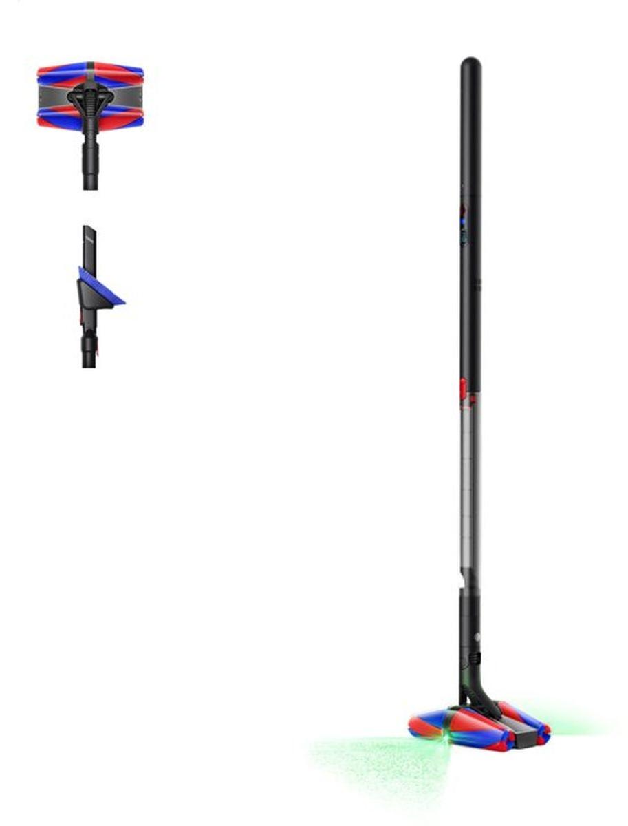 Dyson PencilVac Fluffycones, Stabstaubsauger, Beutellos, Schwarz, Grau, 0,8 l, Matte Black, Trocken