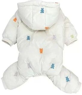 Uplift Picks Winter White Sphynx Cat Jacket For Devon Rex Kittens And Cold Weather Comfort white xs