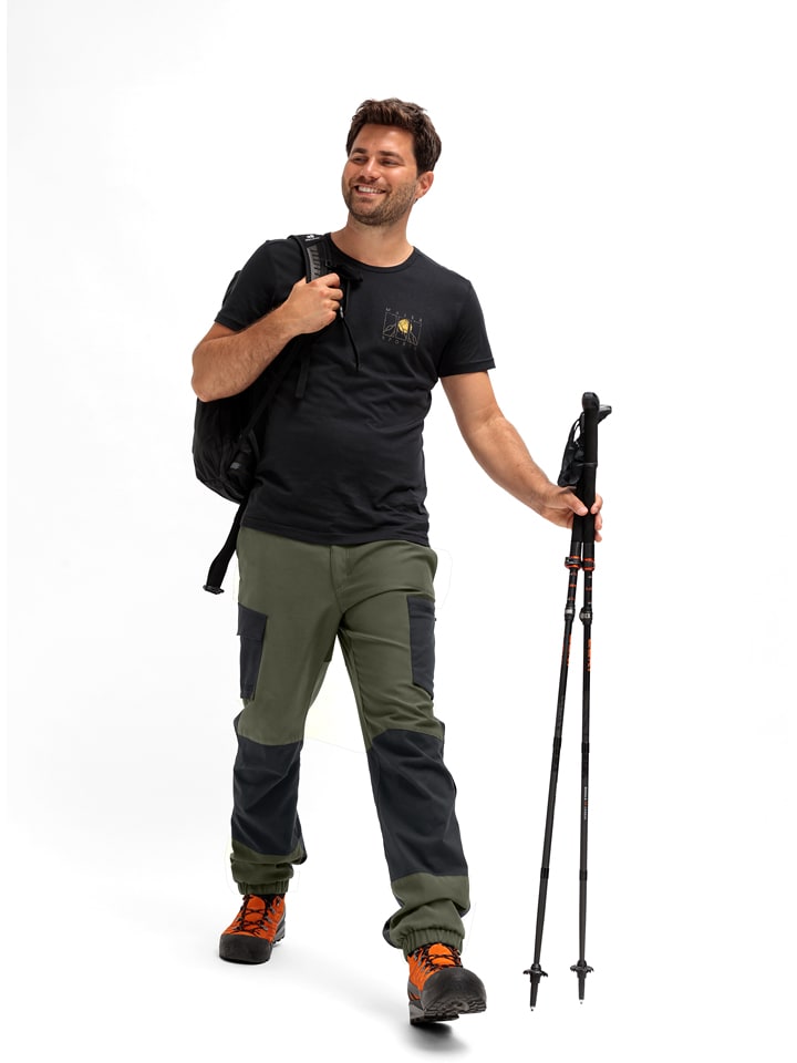 Maier Sports Funktionshose "Stoneflex" in Khaki - 50