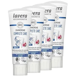 4er-Pack Lavera Complete Care Zahncreme Fluoridfrei