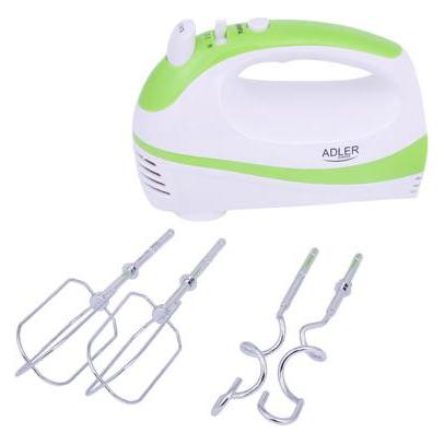 Adler AD mixer Hand mixer Green, White (300 W) (AD 4205G)