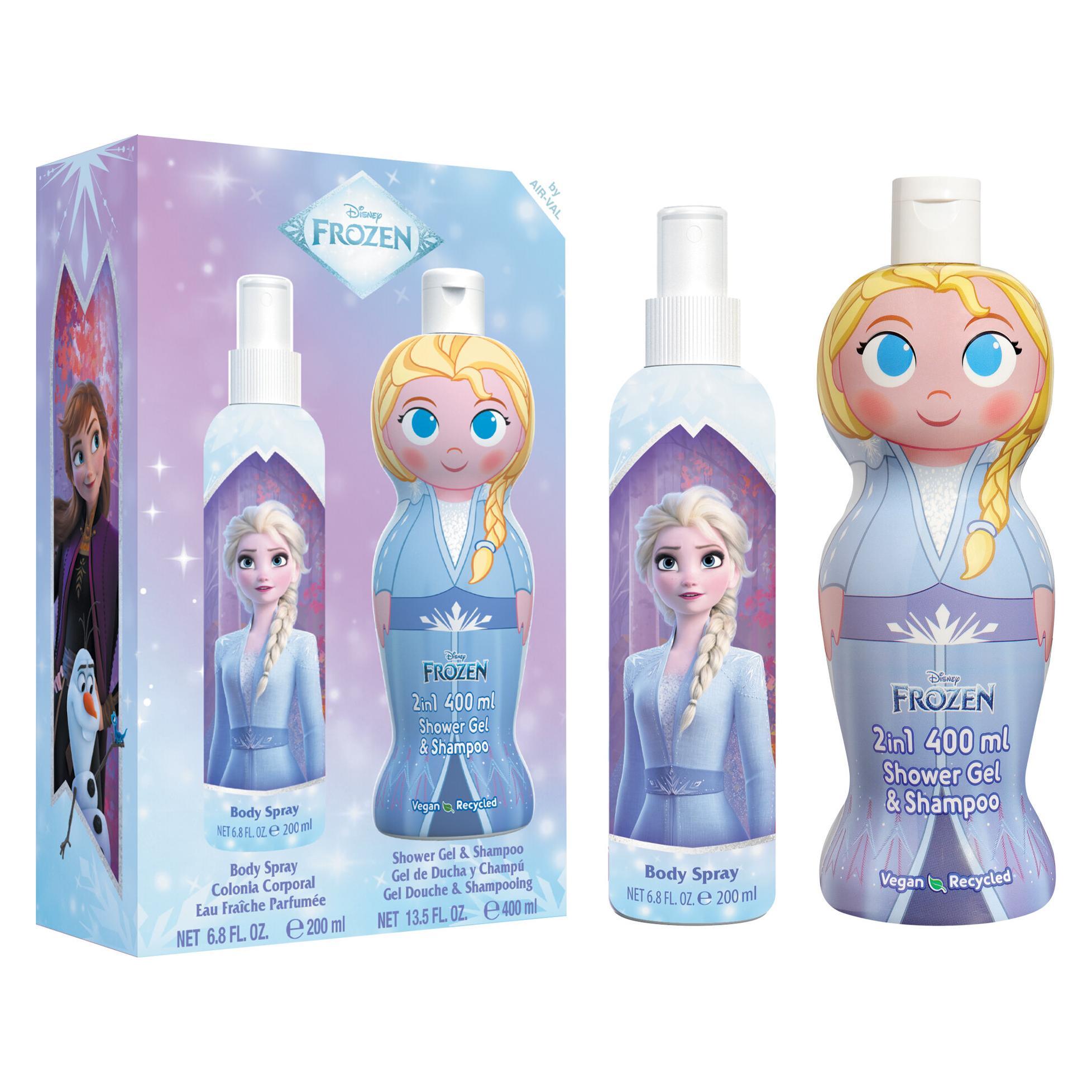 EP Line Disney Frozen Body Spray 200 Ml Duschgel und Shampoo 2 in 1 400 Ml (400 ml) (9475)