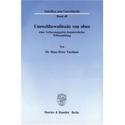 Umweltbewusstsein von oben., Fachbücher von Hans-Peter Vierhaus