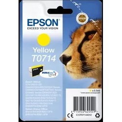 Tintenpatrone Epson T0714 yellow Packung mit 10 Stück