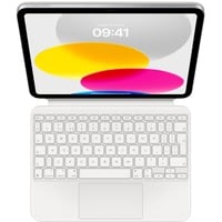 Magic Keyboard Folio für iPad (10. Generation), Tastatur weiß, UK-Layout, Scherenmechanik