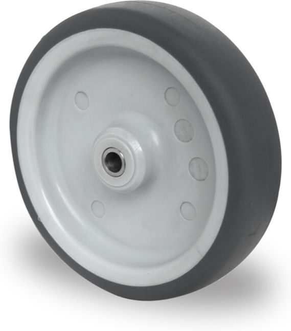 CASCOO Roue ø 125 mm Série P2T2 Palier lisse Acier inoxydable (125P2T2L0N)
