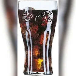 12x Luminarc COCA-COLA Konturglas Inhalt 46 cl Füllstrich 0,4 ltr