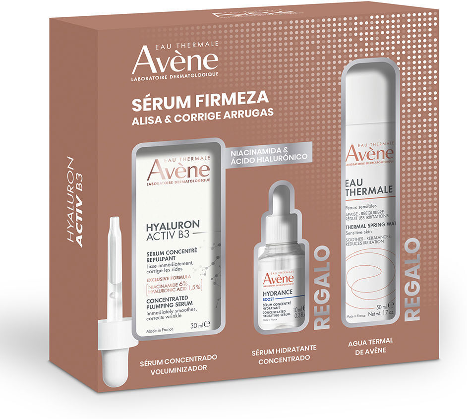 Avène Sérum Hyaluron Activ B3 + Sérum Hydratant + Coffret d’Eau Thermique (3 pièces)
