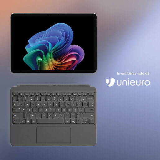 Microsoft Surface Pro 12 + Keyboard Qualcomm Snapdragon 256 GB 30,5 cm (12'') 16 GB Wi-Fi 7 (802.11be) Windows 11 Home Platino