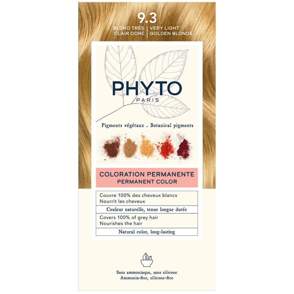 Phyto Paris color Permanent Hair Dye 1&nbsp;un. 9.3 Blond Doré