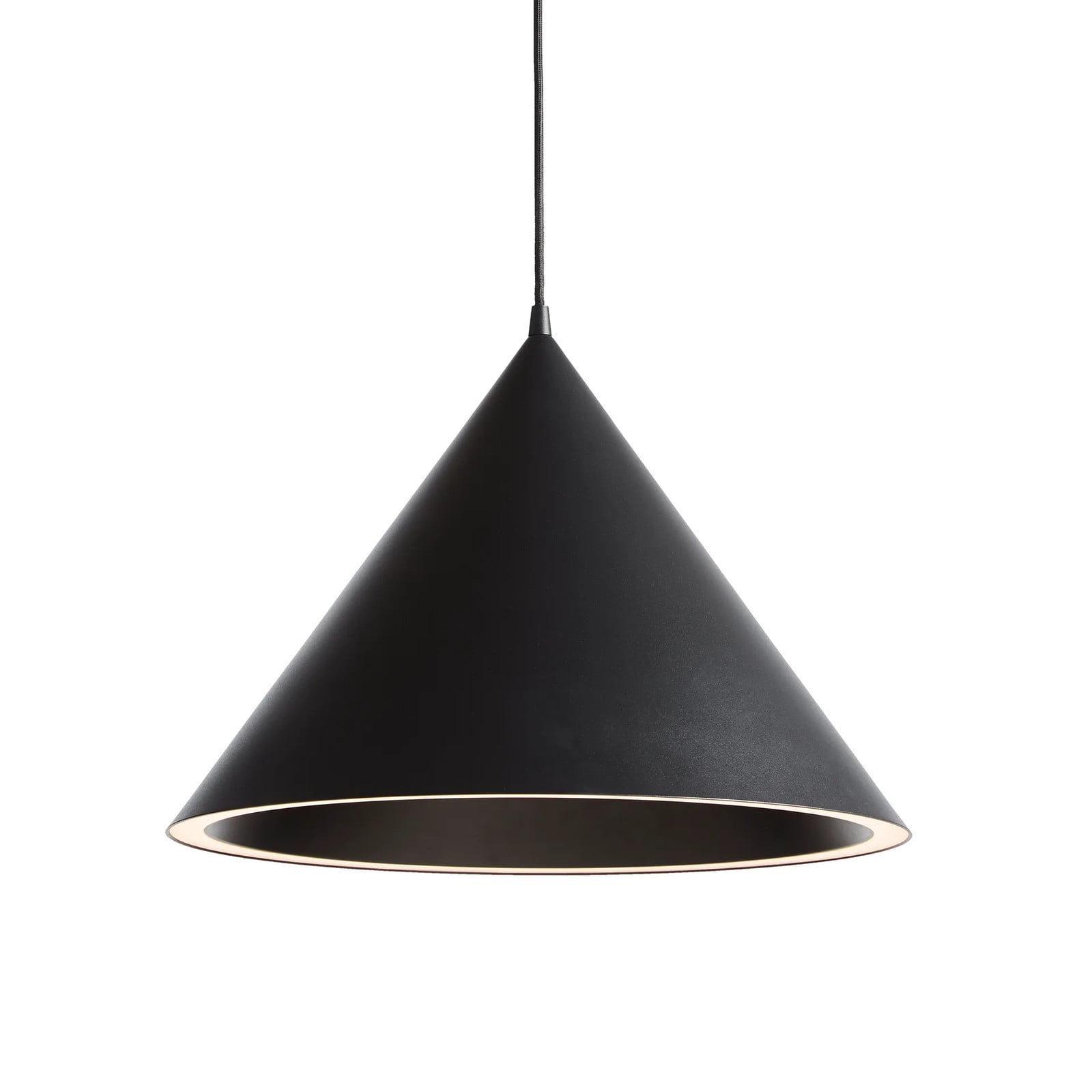 Woud Annular Hanglamp Large Black Aluminium