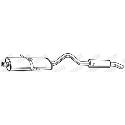 Walker Endschalldämpfer [Hersteller-Nr. 22493] für Chrysler