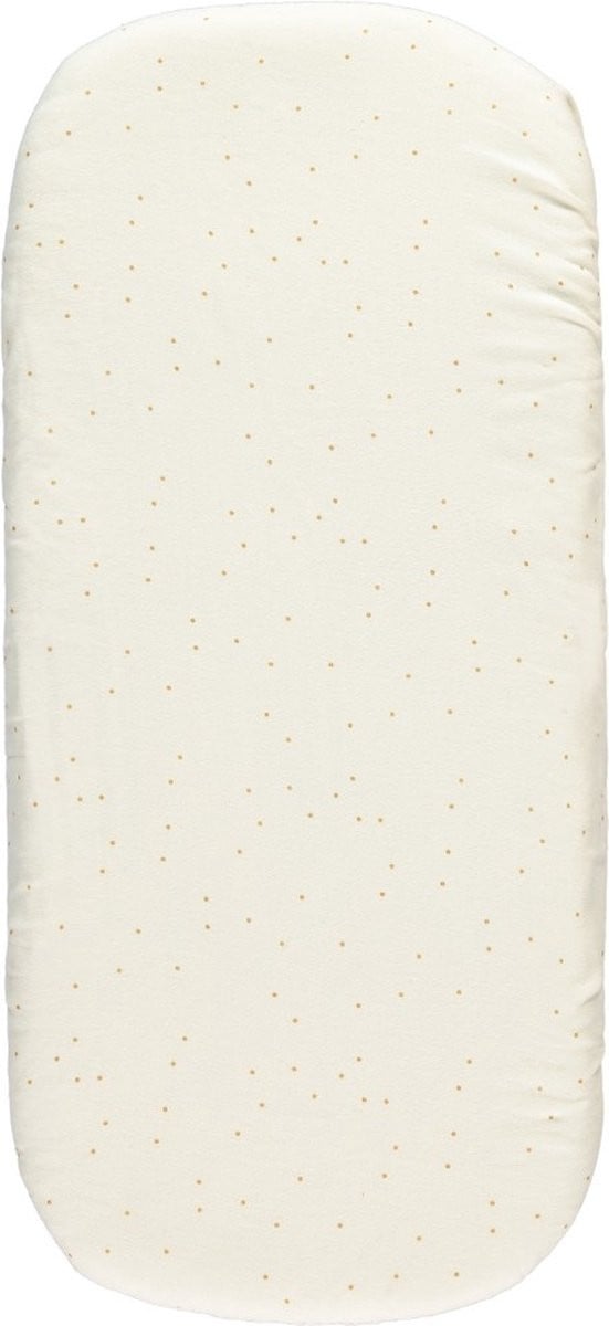 Nobodinoz hoeslaken wieg honey sweet dots 40x80 cm