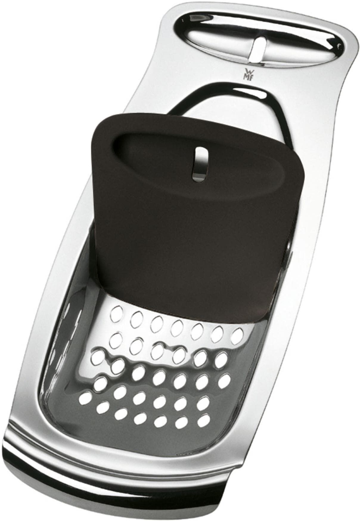 Spätzlehobel WMF "Topfaufsatz Spätzle-Profi", silber (silberfarben), Edelstahl, Küchenreiben, Spätzlehobel silberfarben Einheitsgröße
