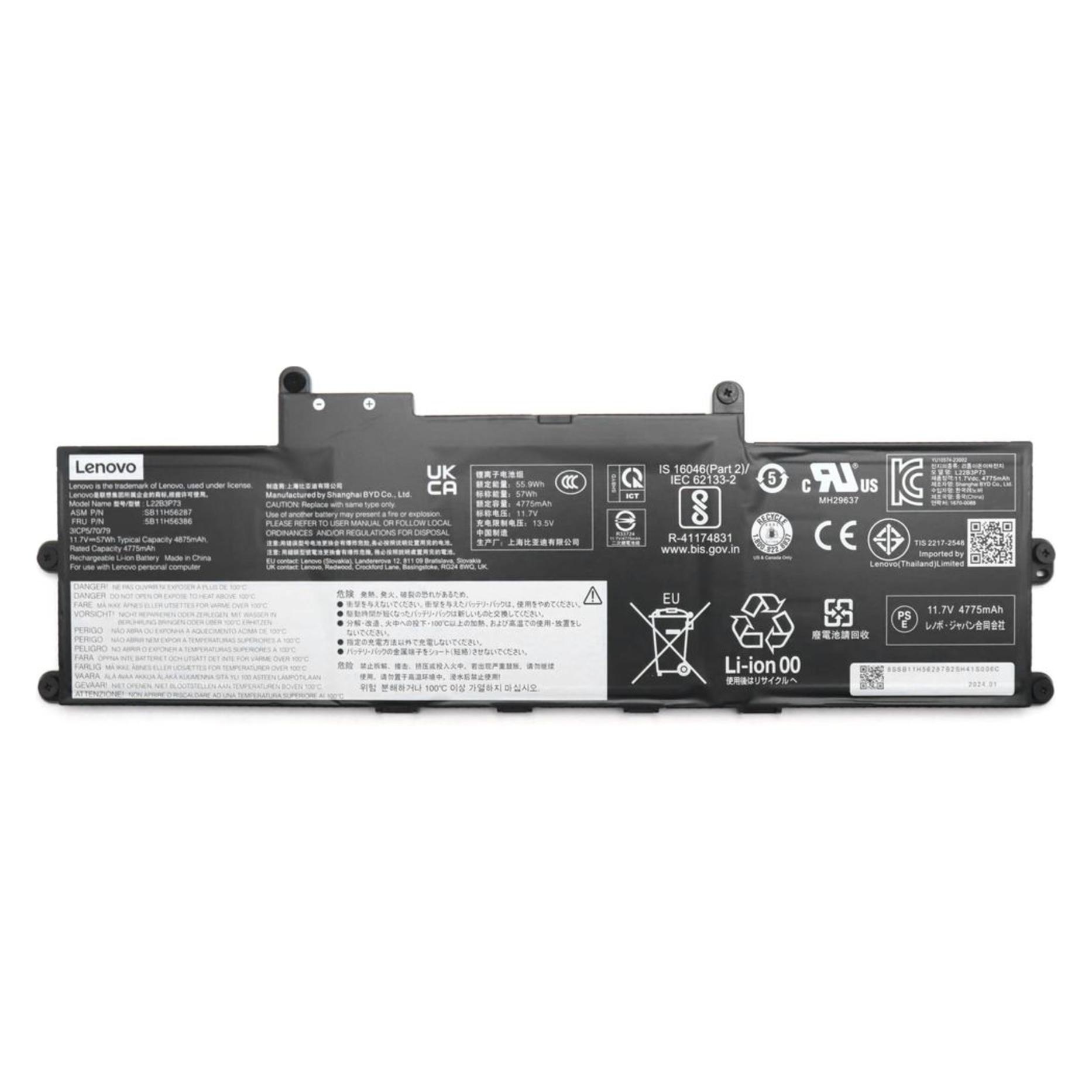 Lenovo Battery (3 Zellen, 4875 mAh) (5B11H56386)