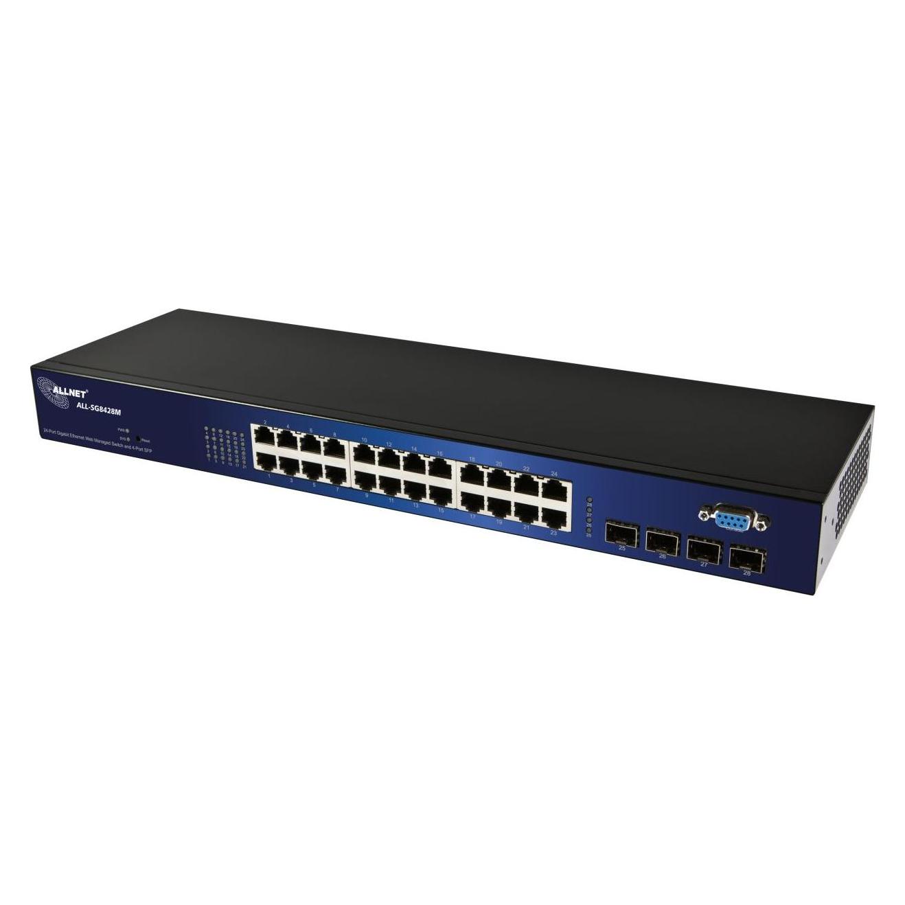 Allnet ungemanaged L2 Gigabit Ethernet 19U (24 Ports) (ALL-SG8428M)