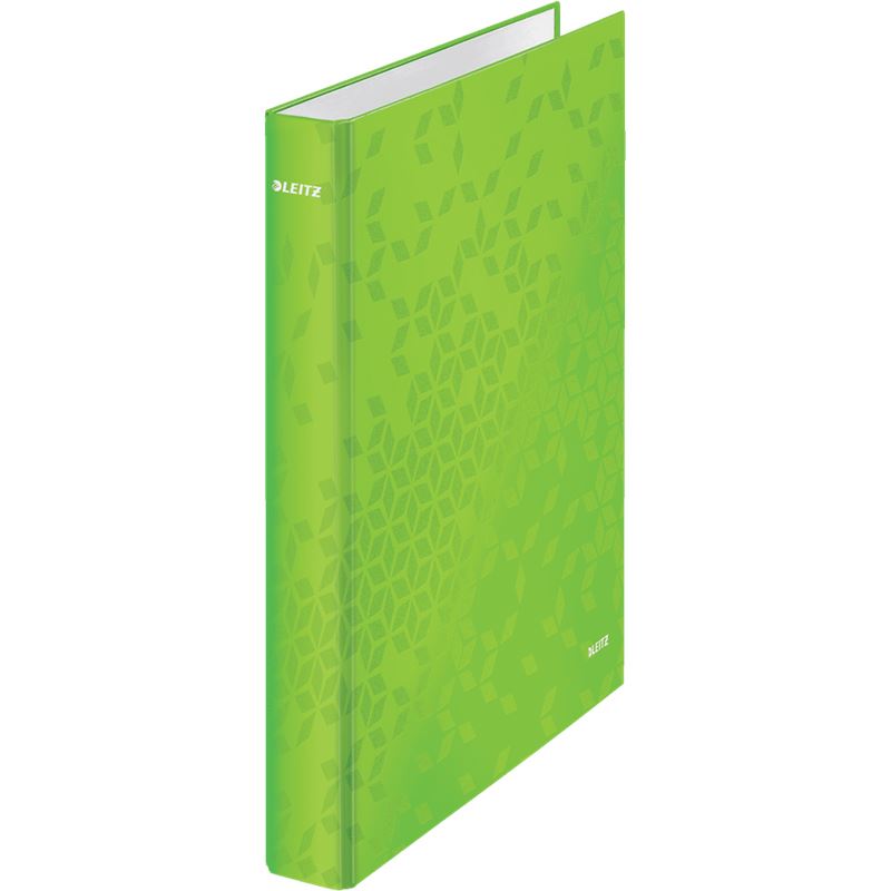 LEITZ WOW Ringbuch 2-Ringe grün 4,0 cm DIN A4