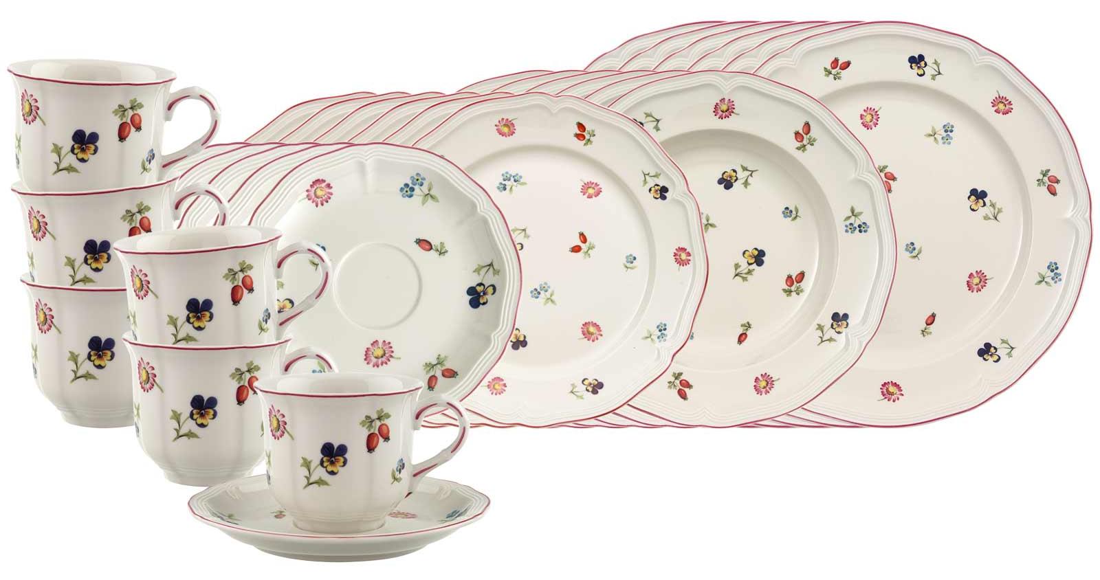 Villeroy & Boch Petite Fleur Kombiservice 30-teilig