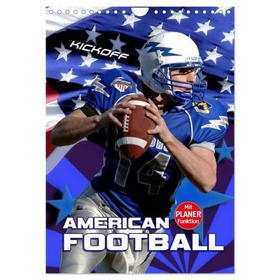 American Football - Kickoff (Wandkalender 2027 DIN A4 hoch), CALVENDO Monatskalender