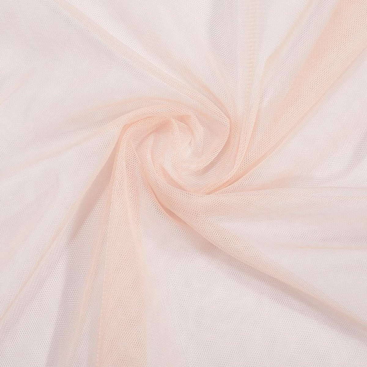 Ademend Polyester Mesh Doek voor DIY Craft en Decoratie, Effen Voile Gaasstof