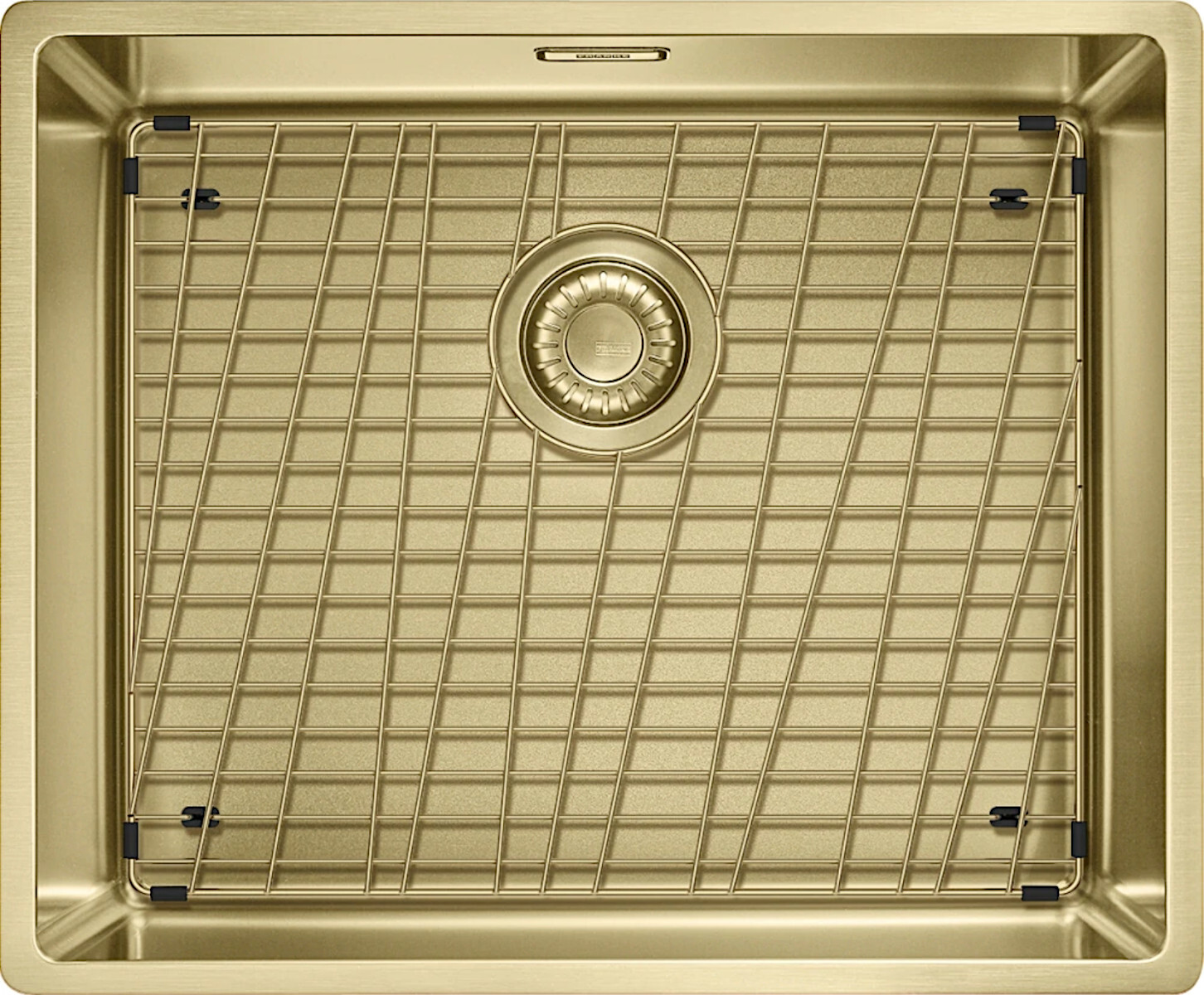 Franke Mythos MASTERPIECE BXM 210/110-50, Bündiges Waschbecken, Rechteckig, Edelstahl, Gold, 1 Becken, Rechteckig