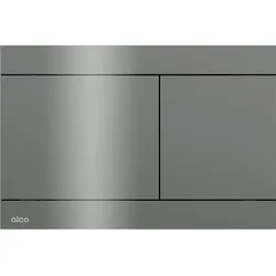 Alcadrain WC - Betätigungsplatte FUN-GM-P Gun Metal  Glanz Edelstahl