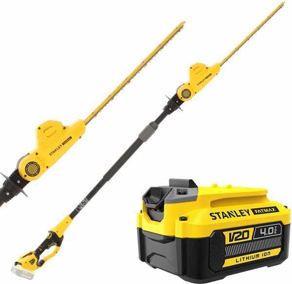 Elektrische Heckenschere STANLEY FATMAX V20 - 18V - 4AH mit Teleskopverlängerung