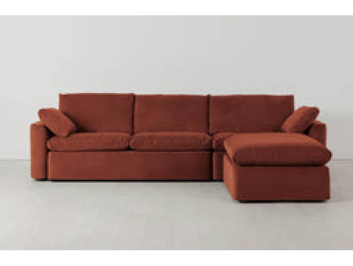 Model 13 Viersitzer-Sofa mit Chaiselongue rechts, Brick