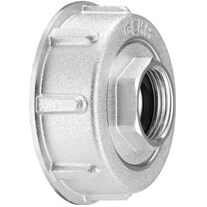 GEKA IBC-Adapter 30.0040.8 , aus Aluminium, für S60x6 Gewinde, mit 3/4 Zoll Innengewinde