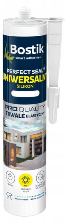 Bostik Universele siliconenkit, Bruin, 280 ml, Permanent elastisch, UV- en weersbestendig